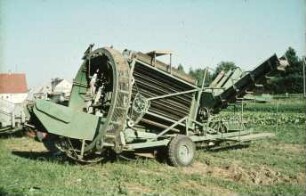 Fotografie: Kartoffel, Erntetechnik, Kartoffelroder