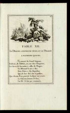 Fable XII. Le Dragon A Plusieurs Têtes, Et Le Dragon A Plusieurs Queues.