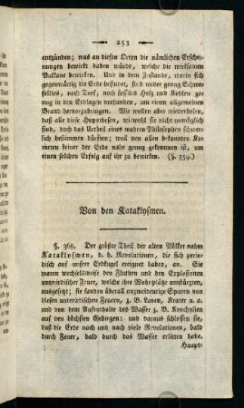 253-264, Von den Kataklysmen