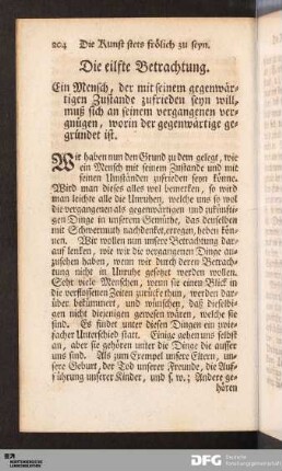 Die eilfte Betrachtung.