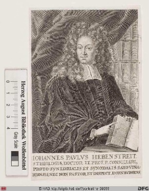 Bildnis Johann Paul Hebenstreit
