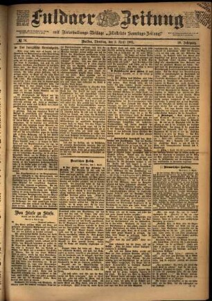 Ausgabe vom Dienstag, den 02. April 1901.