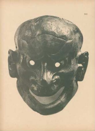 BAE. Maske aus dem Tempel zu Nara. (VIII. Jahrhundert)