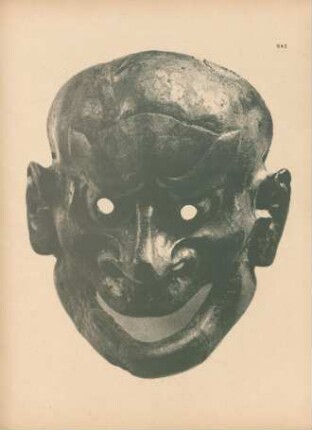 BAE. Maske aus dem Tempel zu Nara. (VIII. Jahrhundert)