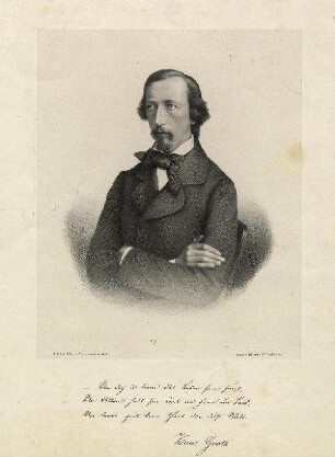 Bildnis von Klaus Groth (1819-1899)
