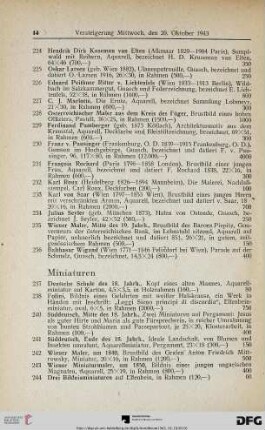 Miniaturen (Nr. 237-244)