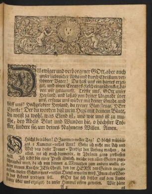 Leichen-Predigt.