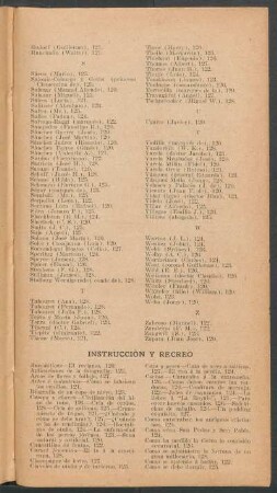 Instrucción y recreo