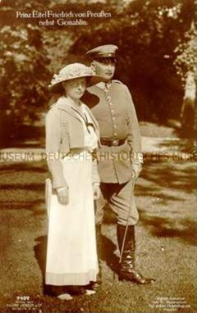 Eitel Friedrich von Preußen mit seiner Frau