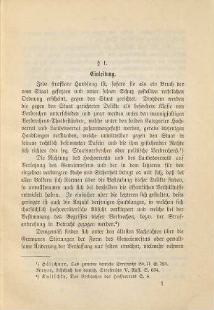 Der Hochverrat und Landesverrat nach altdeutschem Recht