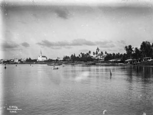 Stadtansicht von Daressalam (Ostafrika-Reisen Uhlig 1901-1910)