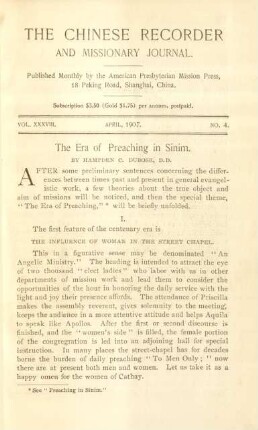 No. 4. April, 1907