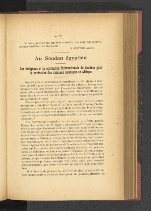Au Soudan égyptien.