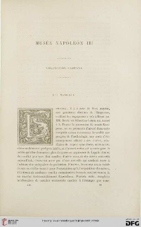 13: Musée Napoléon III, collection Campana, [6], Les tableaux