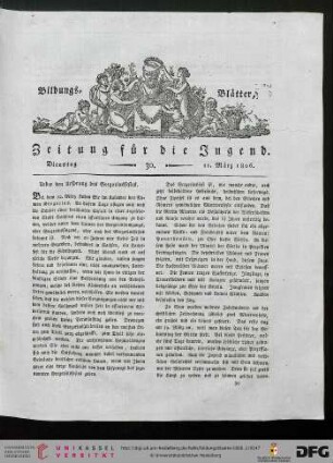 Heft 30 (11. März 1806)