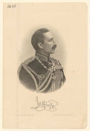 Menükarte : Festmahl zur Geburtstags-Feier Sr. Majestät des Kaisers u. Königs Wilhelm II., Hotel Kaiserhof