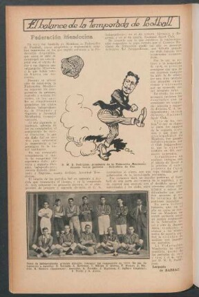 El balance de la temporada de football : Federación Mendocina