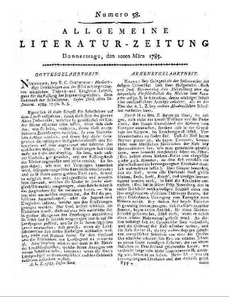 [Seidl, C. v.]: Vom Dienst der leichten Cavalerie im Felde, besonders vor den Subaltern-Offizier. T. 1-2. Dresden: Walther 1784