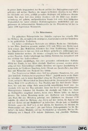 7. Die Nebenbauten