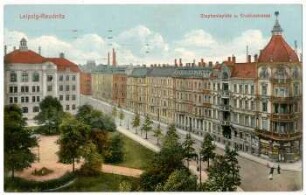 Leipzig-Reudnitz : Stephanieplatz u. Crusiusstraße