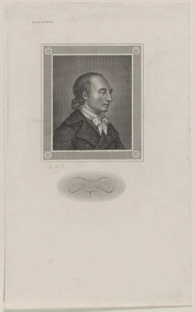 Bildnis des Johann Heinrich Voss