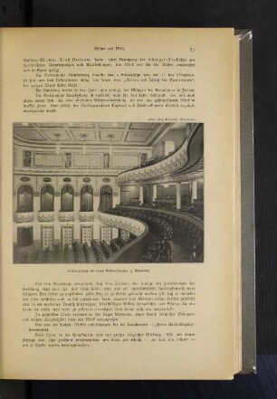 Zuschauerraum im neuen Residenztheater zu Wiesbaden