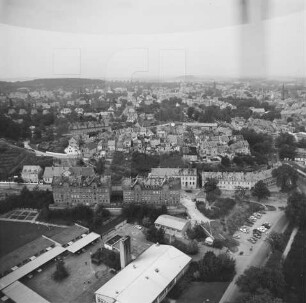 "Münzenberg" westlich der Altstadt von Quedlinburg : Blickrichtung Nordosten