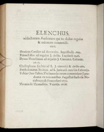 Elenchus.