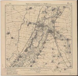 Section Pegau und Hemmendorf - Predel aus: Topographische Karte (Meßtischblätter) Sachsen