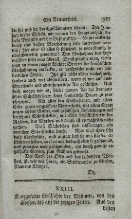 Kurzgefaßte Geschichte der Böhmen.