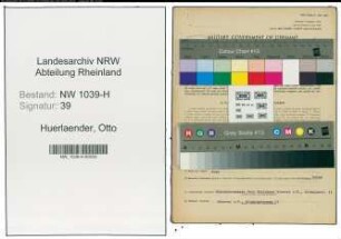 Entnazifizierung Otto Huerlaender , geb. 13.07.1907 (Kraftfahrer)