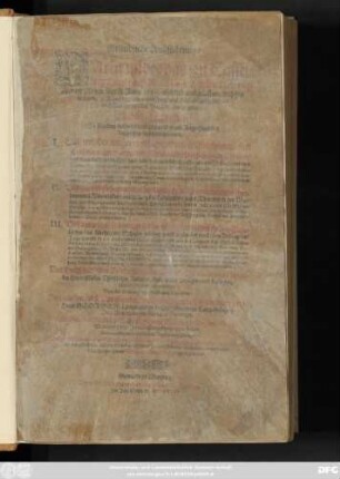 Gründliche Außführung/ Darin wider das/ zu Cassel/ dem Titul nach/ Anno 1632. getruckte: ererst aber im Monat Aprili Anno 1634. plötzlich außgelassene/ und hin und wider an Königliche/ Chur- und Fürstliche Höfe außgetheilte/ wie auch sonst hie und da/ spargirte Buch/ genant Wechsel-Schrifften/ Mit starckem unhindertreiblichem Bestand Augenscheinlich dargethan und erwiesen wird : I. Daß wir/ der wahren/ ohngeenderten/ Augspurgischen Confession ... zugethane Christen/ und dann die ... Zwinglianer und Calvinisten/ ... sehr hart und vielfältig ohneinig seyen. II. Daß wir und sie beyderseits/ ... keinen/ Gott wolgefälligen Religions-Syncretismum ... eingehen können ... III. Daß das jenige/ so heutiges Tages in der Fürstlichen Hessen-Casselischen Lini Kirchen und Schulen gelehret unnd geglaubet wird/ ... bey Lebzeiten deß ... Herren Philipsen deß Eltern/ Landgrafen zu Hessen/ wie auch folgends ... nie ... approbirt und angenommen/ sondern hingegen verworffen worden ...