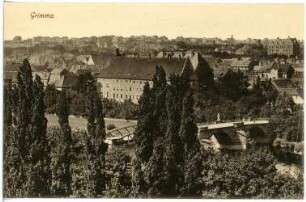 Grimma. Blick auf Grimma