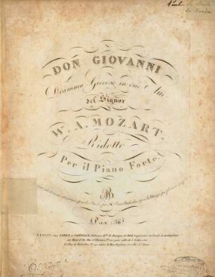 Don Giovanni : dramma giocoso in 2 atti