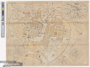 Werl's General-Situations-Plan von Leipzig und angrenzenden Ortschaften
