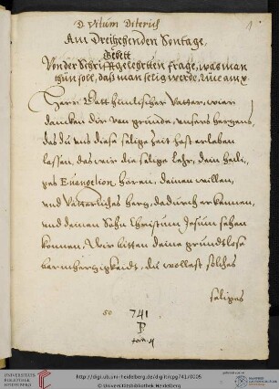 Gebete am dreizehnten Sonntag nach Trinitatis