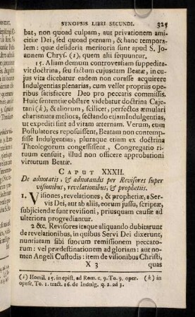 325-335, Caput XXXII - XXXIV