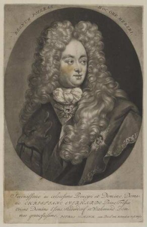 Bildnis des Christianus Everhardus, Princeps Frisia