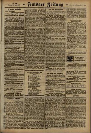 Zweite Ausgabe vom Samstag, den 30. März 1918.