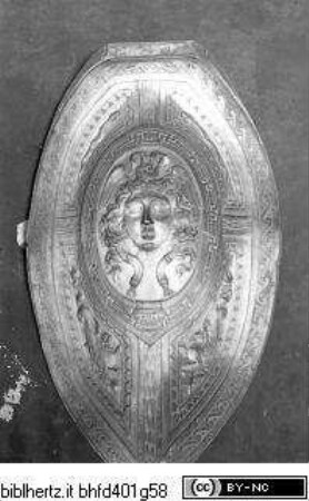 Athena-Schild mit Gorgonenhaupt