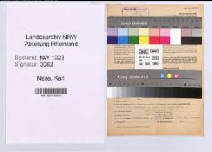 Entnazifizierung Karl Nass , geb. 22.08.1904 (Gutsbesitzer)