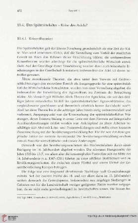 11.4. Das Spätmittelalter - Krise des Adels?