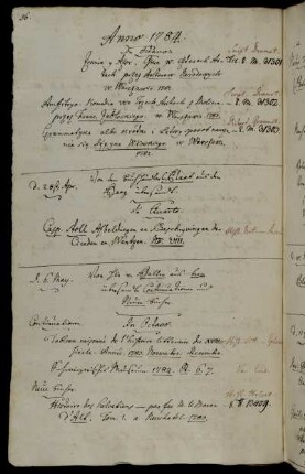 Von dem Buchhändler C. Plaat aus dem Haag übersandt. - Von Hhn v. Haller aus Bern übersandte Continuationen und Neuen Bücher. - Von Holland über Hannover.