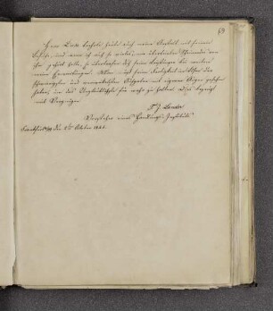 F. J. Lander. – Frankfurt am Main, 02.10.1844