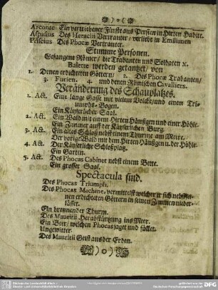 Veränderung des Schauplatzes