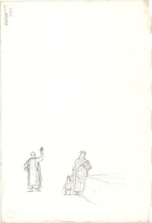 Gärtner, Friedrich von; Reisezeichnungen - Figuren (Studie)