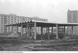 Dresden, Volksschwimmhalle Steinstraße, Januar 1969