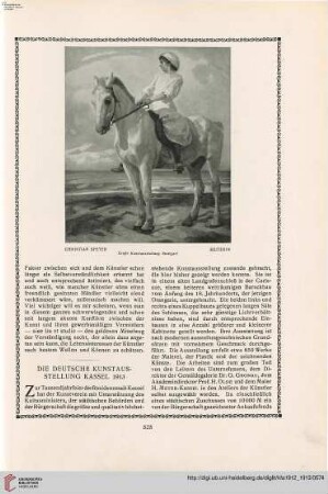 Die Deutsche Kunstaustellung Kassel 1913