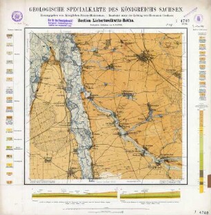 [4740] Liebertwolkwitz-Rötha, Geologische Specialkarte des Königreichs Sachsen