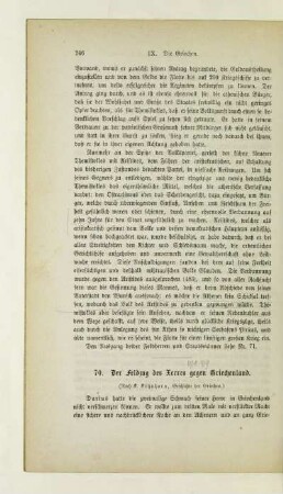 70. Der Feldzug des Xerxes gegen Griechenland